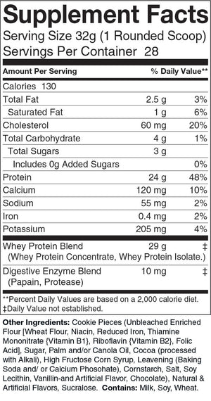 2lb Whey Cookies and Cream - 28 servings